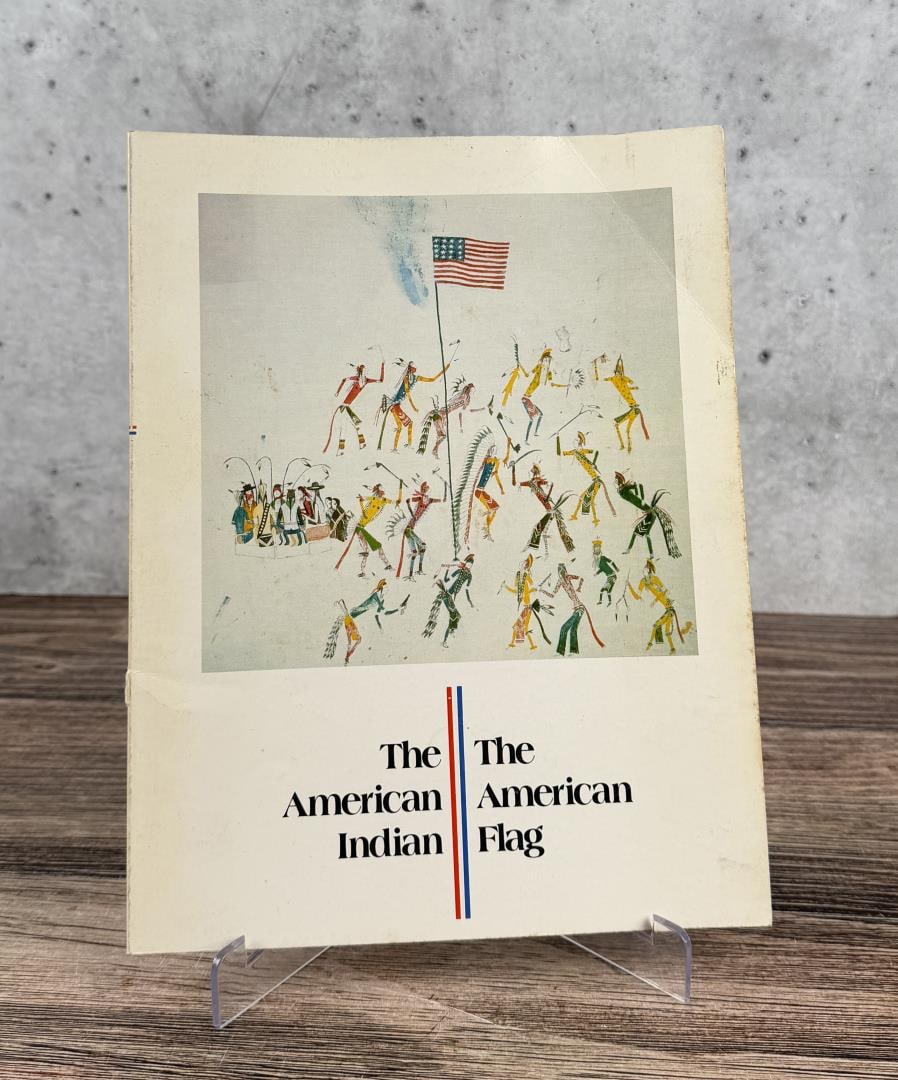 The American Indian The American Flag: Flint Institute of the Arts, 1975. From the Native American reference library of Stanley Miller.