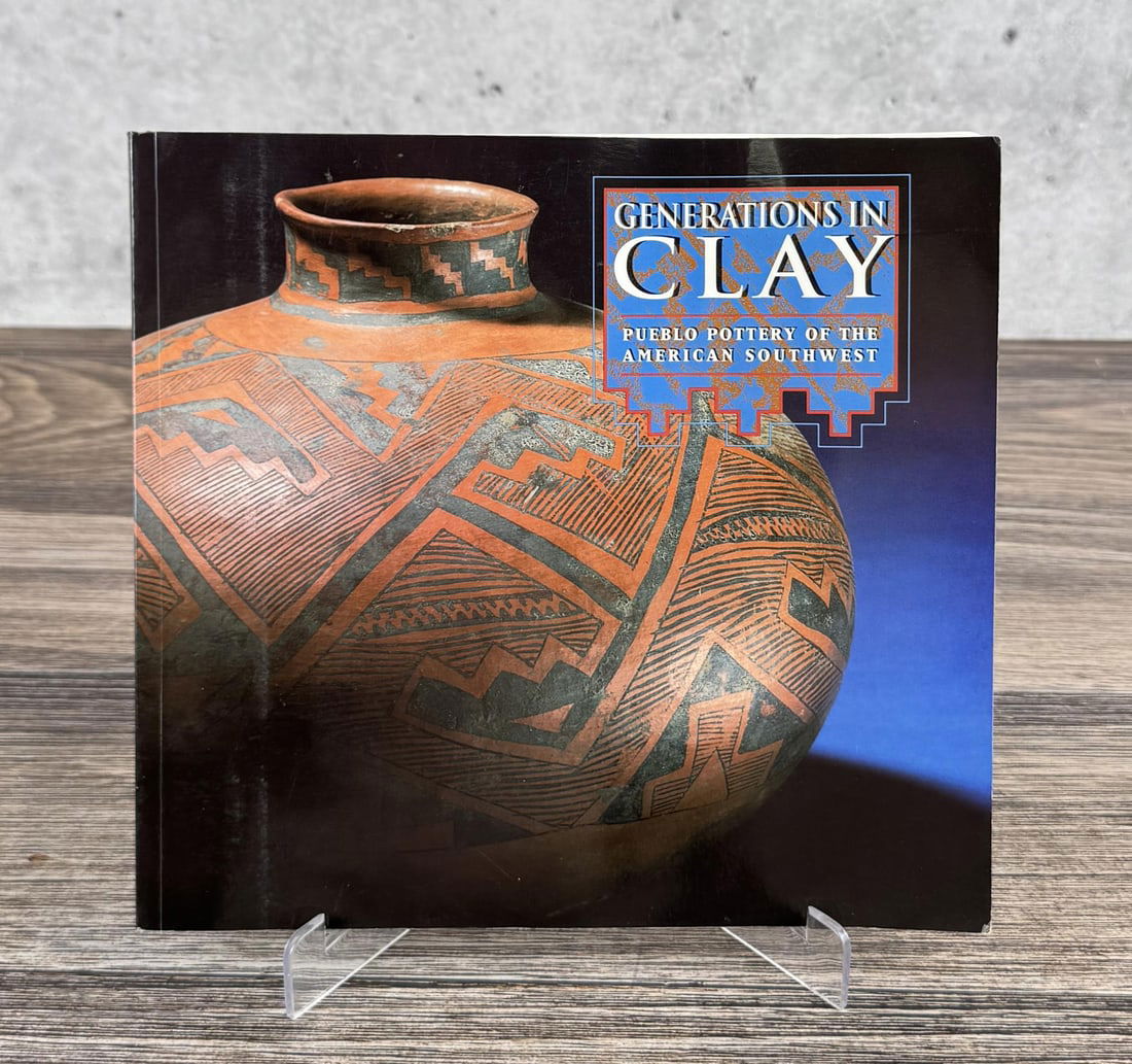 Generations in Clay Pueblo: Pottery of the American Southwest. Alfred E. Dittert Jr. and Fred Plog, 1980. First Edition, Eighth Printing. This Copy is Warped. From the Native American reference library of Stanley Miller.