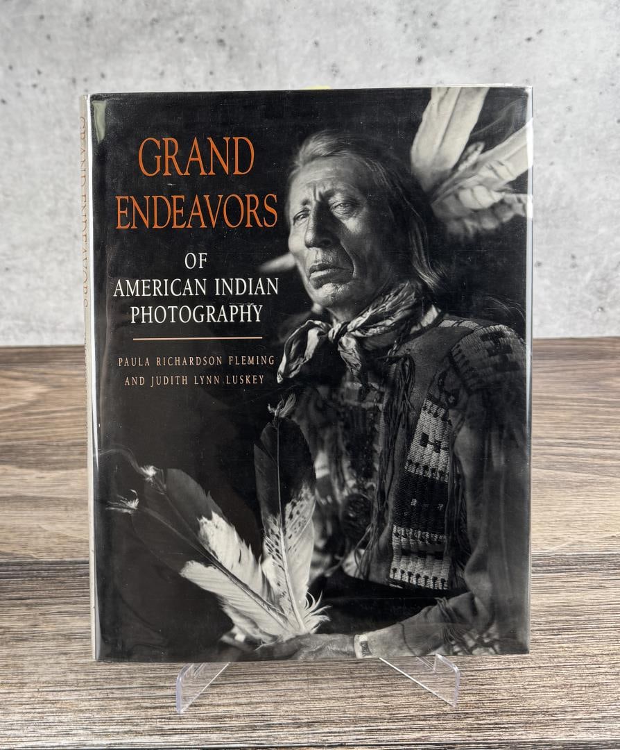 Grand Endeavors of American Indian Photography: Paula Richardson Fleming and Judith Lynn Luskey, 1993. From the Native American reference library of Stanley Miller.