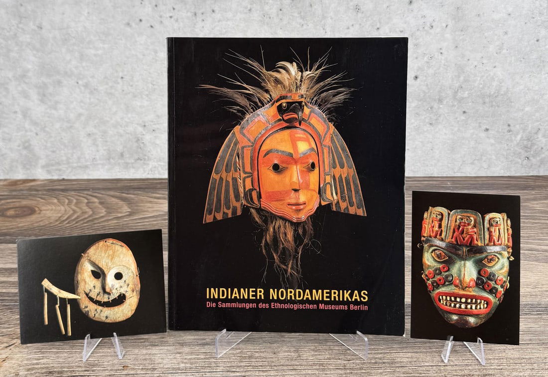 Indians of North America: The Collections of the Ethnological Museum Berlin. Indianer Nordamerikas Die Sammlungen des Ethnologischen Museums Berlin. Peter Bolz, 1999. From the Native American reference library of Stanley