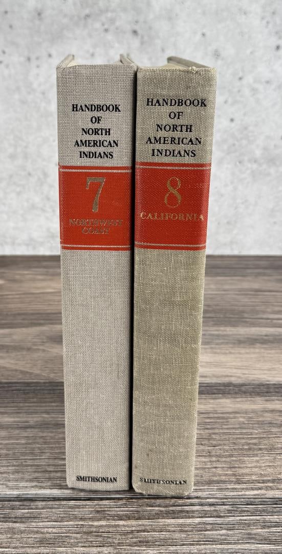 Handbook of the North American Indian Vol 7 and 8: Published by the Smithsonian in 1978 and 1990. From the Native American reference library of Stanley Miller.