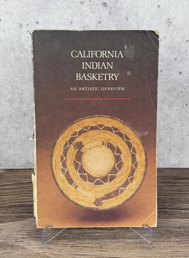 California Indian Basketry: An Artistic Overview. Cypress College Fine Arts, 1976. From the Native American reference library of Stanley Miller. Some binding damage.
