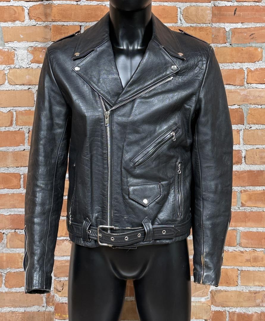 Vintage Baja California Leather Motorcycle Jacket (1 of 16)