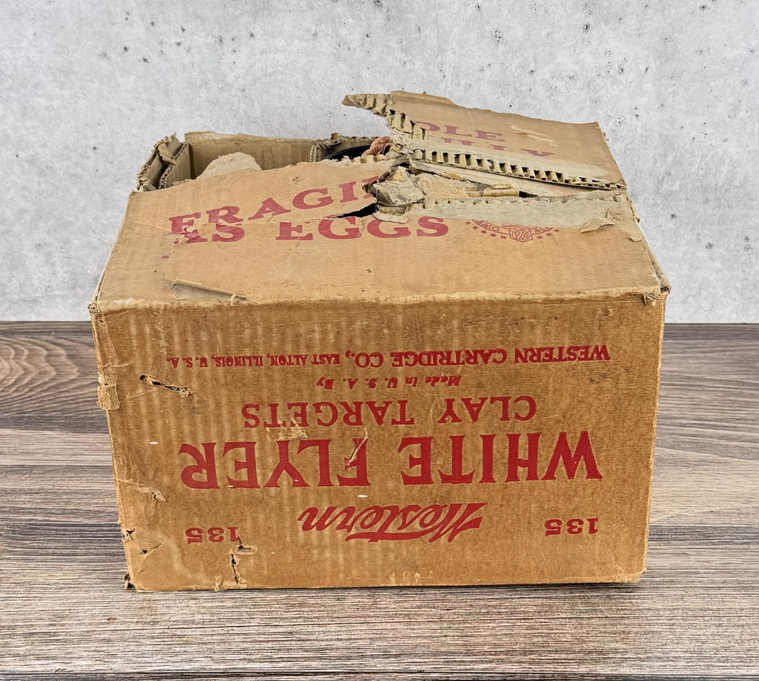 Western White Flyer Clay Pidgeon Targets: 60 total