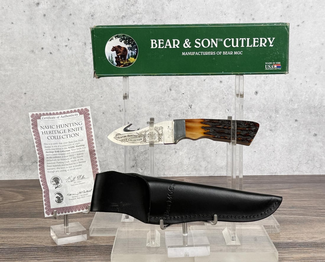 Bear & Son NAHC Life Member Knife: 7 3/4" long. New in box.