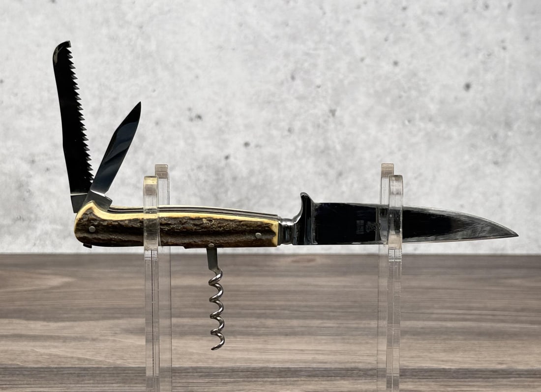 Othello Stag Handle Multi Tool Knife - 5