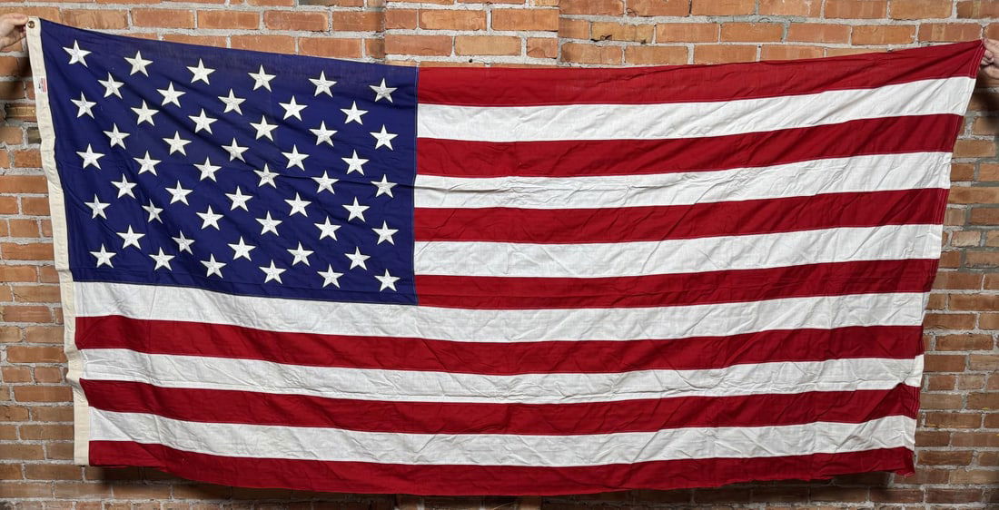 50 Star American US Flag: 59" by 115"