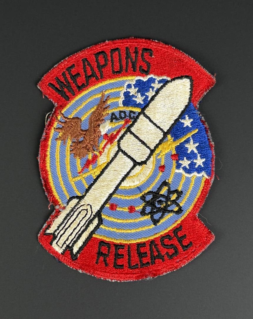 US Air Force Aerospace Defense Patch: 3 1/2" by 4 3/4"