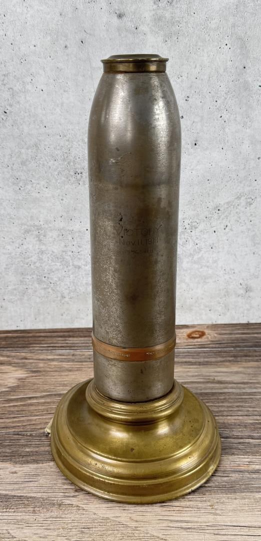 WW1 WWI 1918 Victory Trench Art Shell (1 of 12)