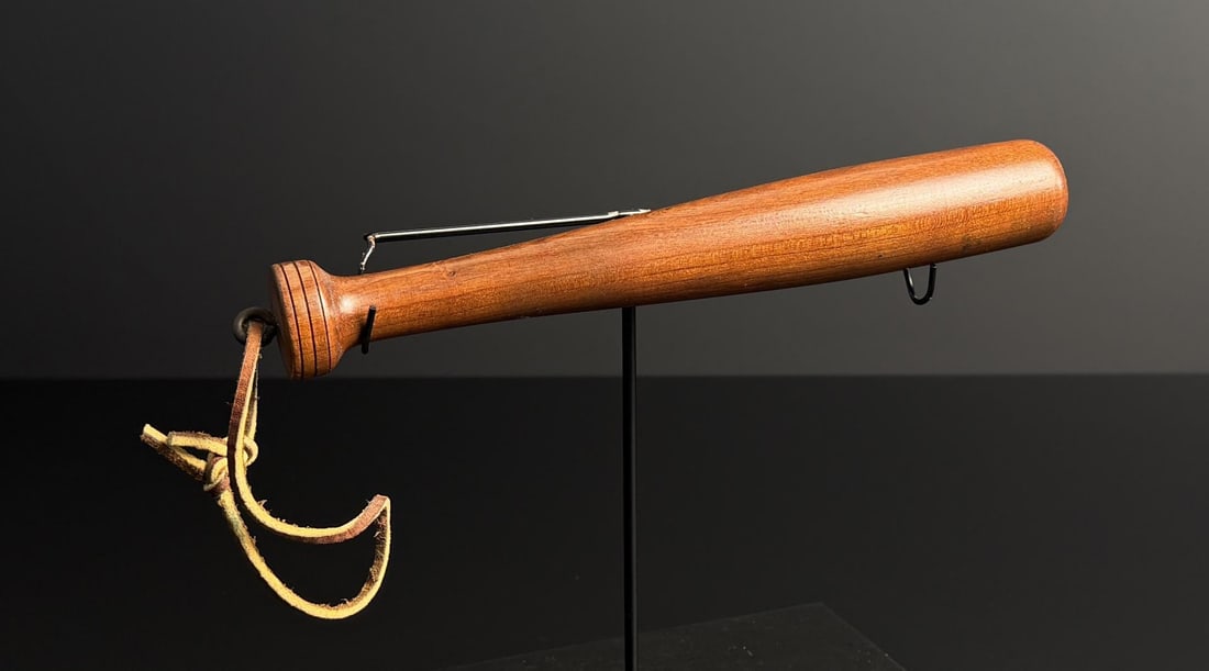 WWI WWI Trench Art POW Made Billy Club: 9 1/4" by 2 1/4" by 1 1/4".