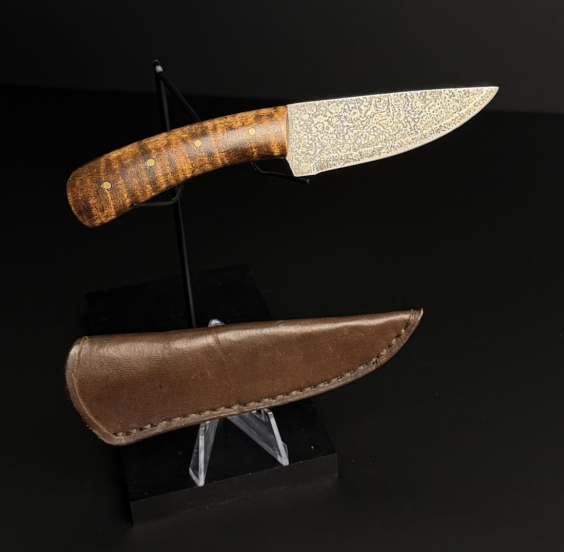 River Traders Rifleman Knife: 6 7/8" long.