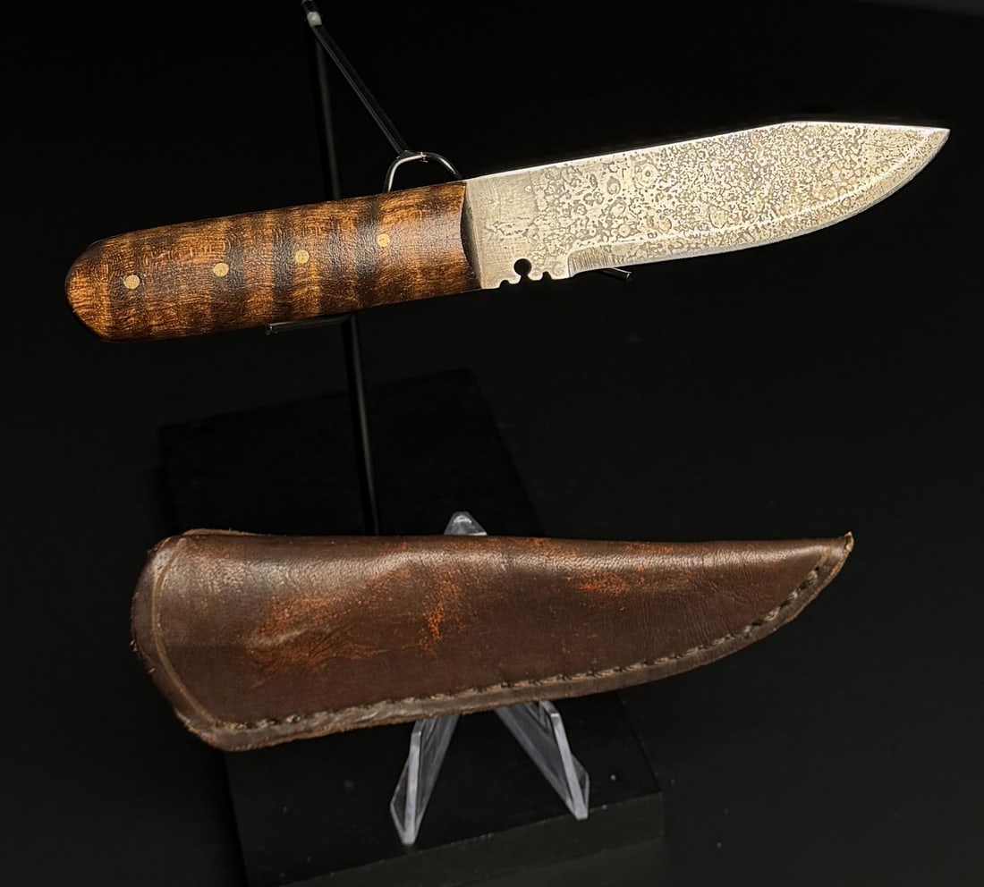 River Traders Rifleman Knife: 6 3/8" long.