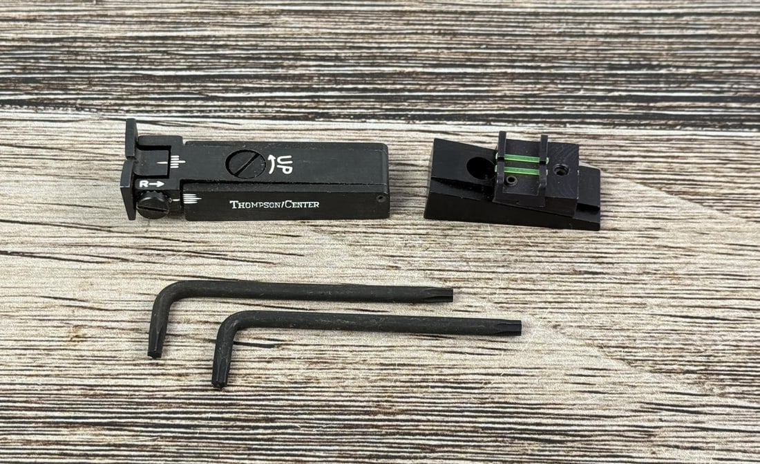 Thompson Center Fiber Optic Sight Set: Nice set.