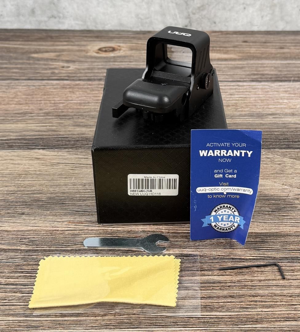 UUQ Red Dot Holographic Sight: Working.