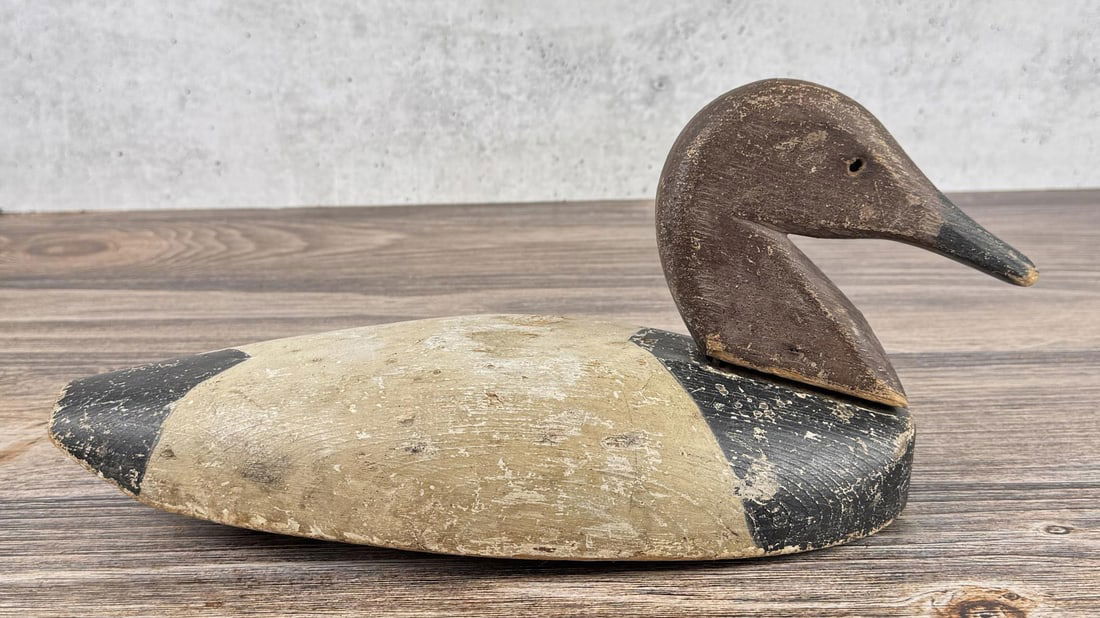Antique Canvasback Wood Duck Decoy (1 of 6)