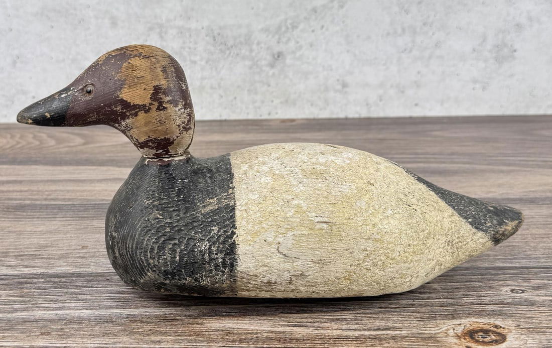 Antique Canvasback Wood Duck Decoy (1 of 5)