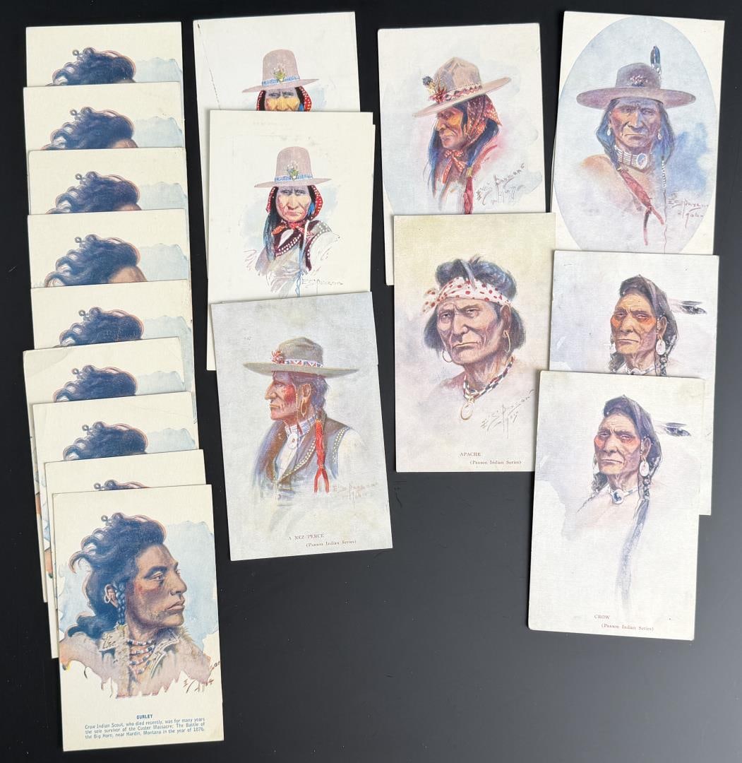 Edgar S. Paxson Montana Artist Postcards: Nice grouping.