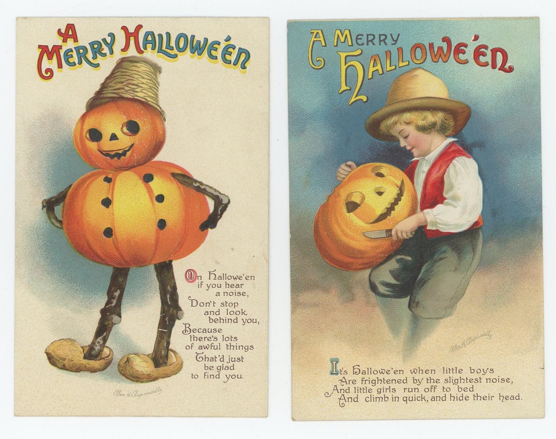 Ellen Clapsaddle Halloween Postcards (1 of 4)