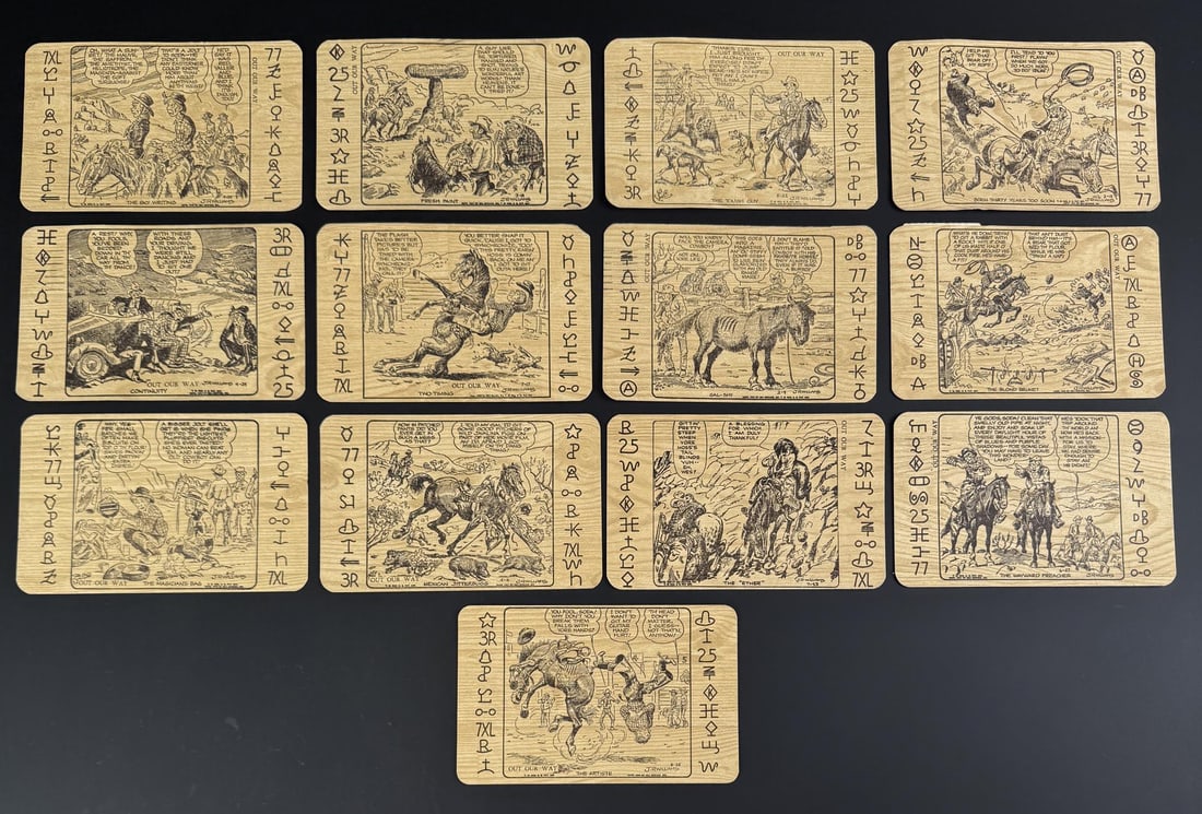 J.R. Williams Cowboy Postcards: Nice grouping