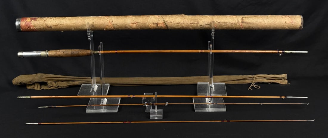 Izaak Walton Bamboo Fly Fishing Rod: 9' long.