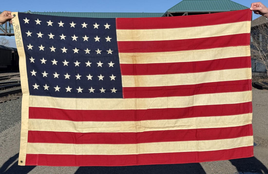 WW2 48 Star US American Flag (1 of 4)