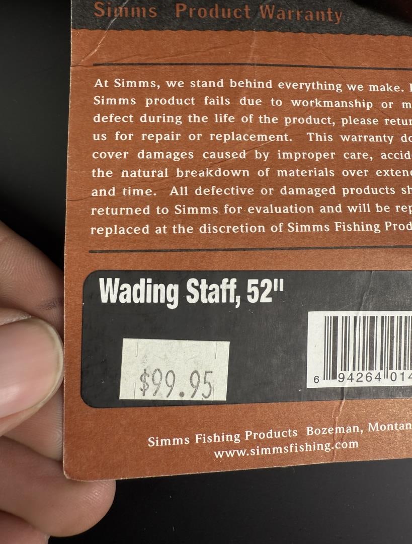 Simms Collapsible Wading Staff - 5