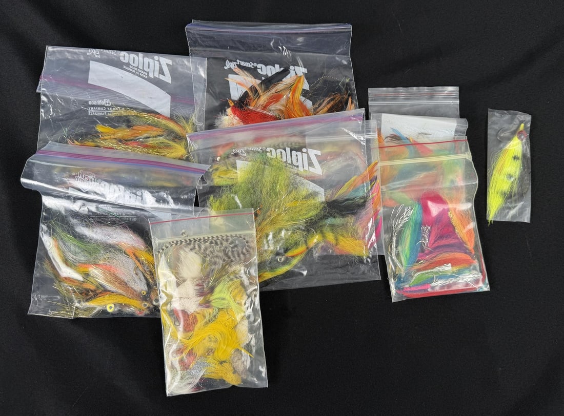 Collection of Fly Fishing Flies Streamers: Nice grouping