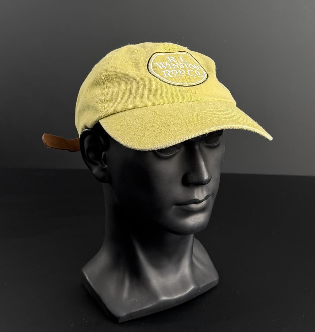 RL Winston Rod Co Yellow Hat Fly Fishing: Adjustable back.