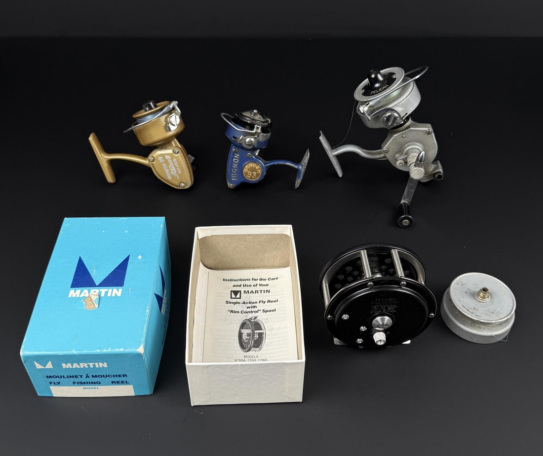 Group of Fly and Spin Cast Fishing Reels (1 of 8)