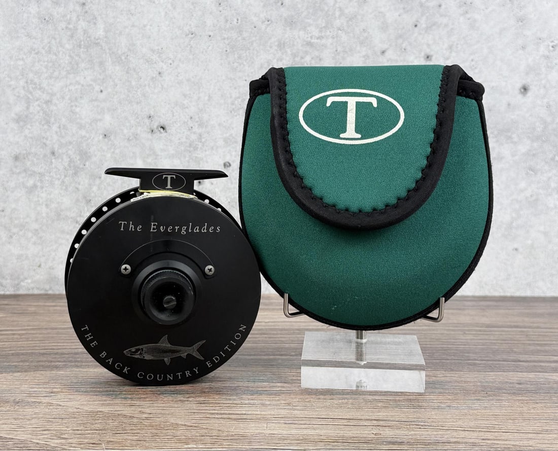 Tibor The Everglades Back Country Fly Fishing Reel: Designed for 7-9 weight rods. Comes with original pouch.