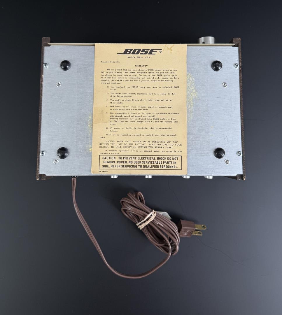 Bose Model 901 Active Equalizer - 4