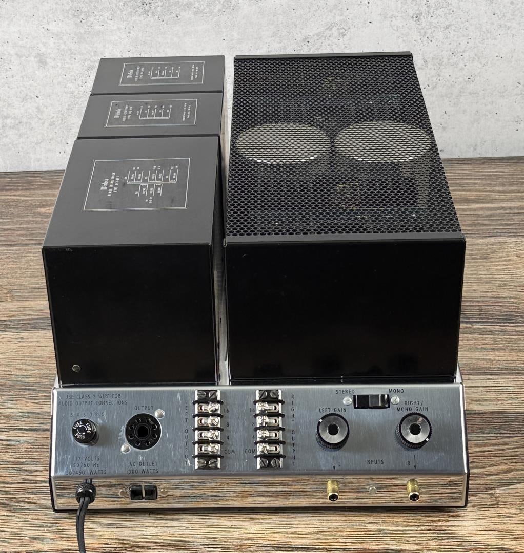 McIntosh MC2100 Power Amplifier: Working. Serial number 55W77.