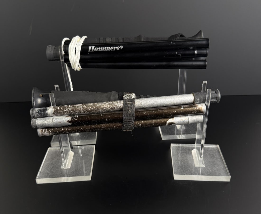 Hammers Trekking Poles: Longest is 53 1/2" long.