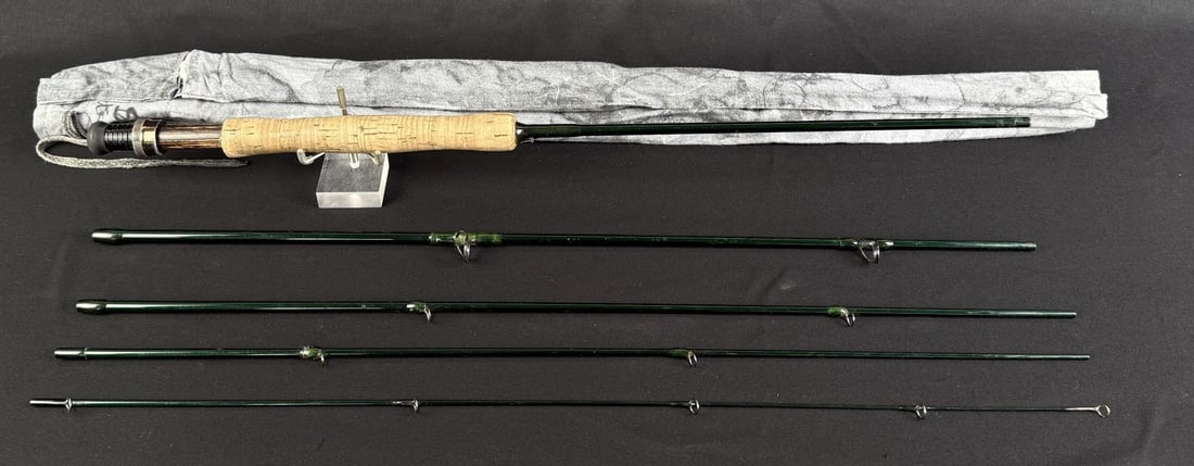 Unmarked Winston Blank Fly Fishing Rod: 9'6". One ferrule is damaged and repaired.