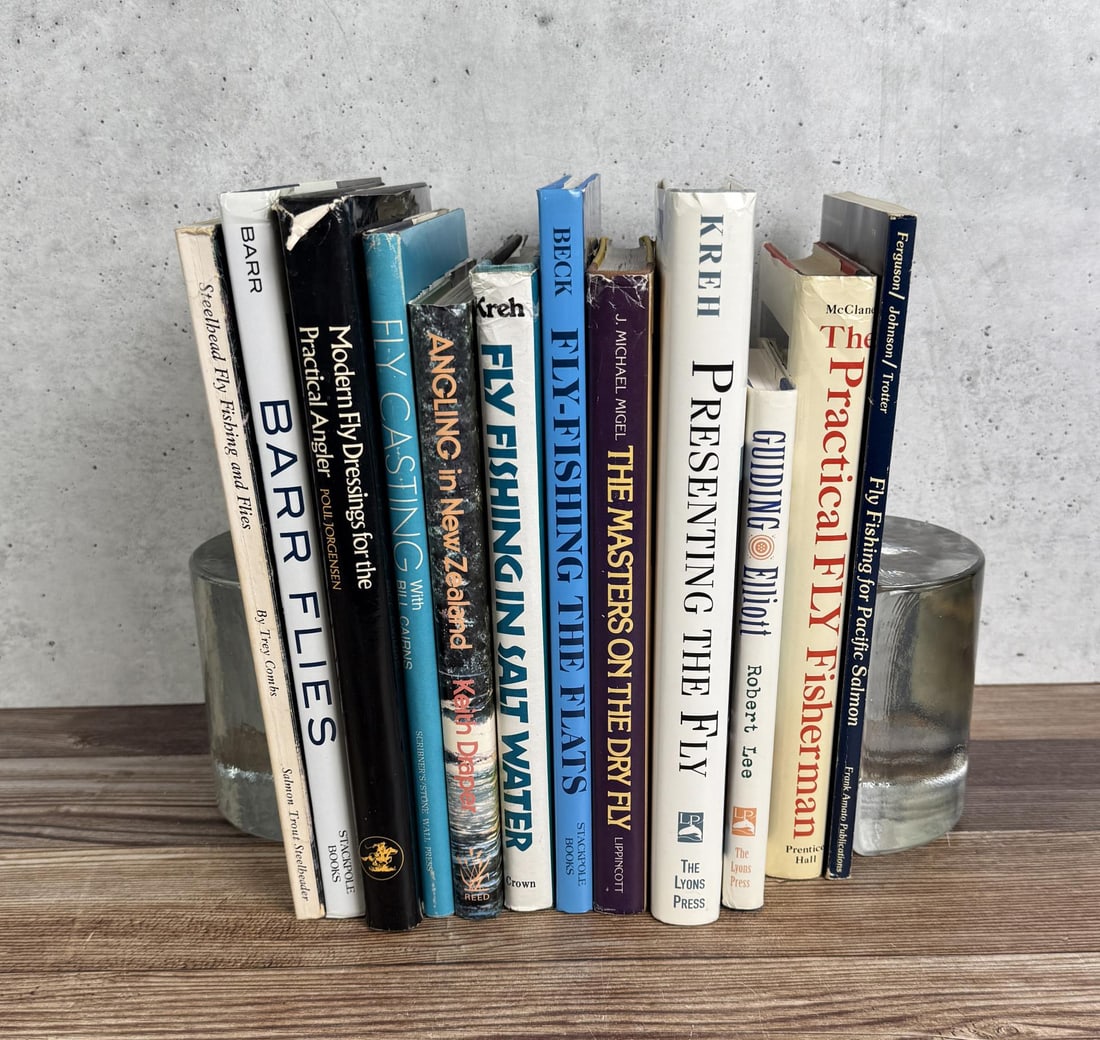 Collection of Fly Fishing Books: Nice grouping.