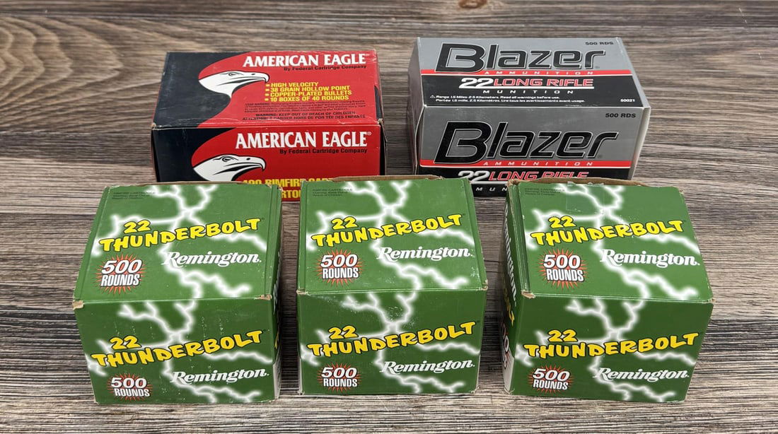 Group of .22 LR Long Rifle Ammunition (1 of 4)