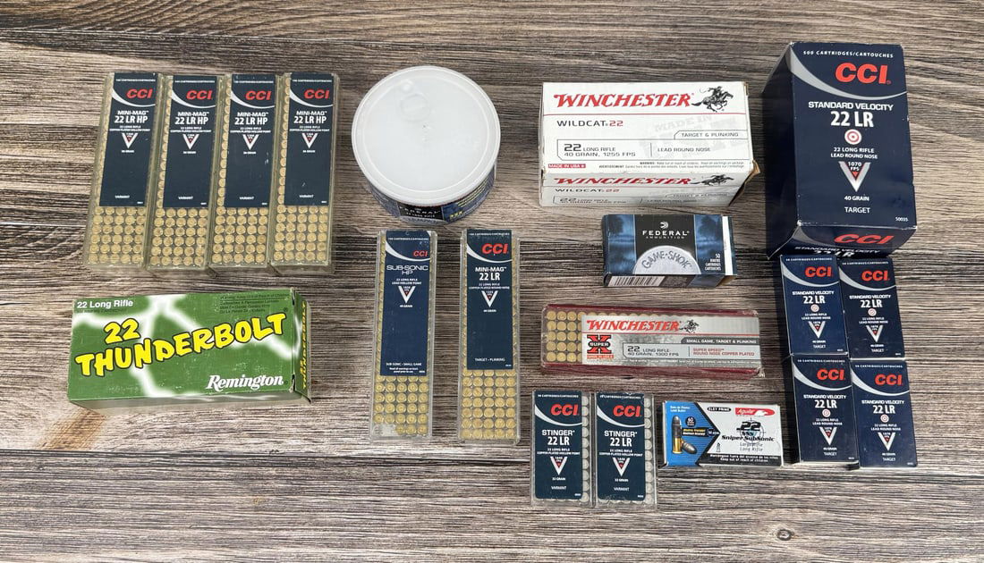 2925 Rounds of 22 LR Long Rifle Ammo (1 of 6)