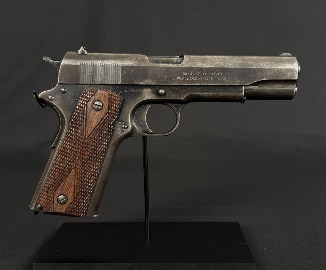 WWI WW1 Remington Colt 1911 45 ACP Pistol: Colt frame, Remington UMC (period appropriate) slide. 6 Digit serial number, manufactured 1913. FFL Transfer Required, C&R not accepted. No sales to Hawaii, Washington, Illinois.