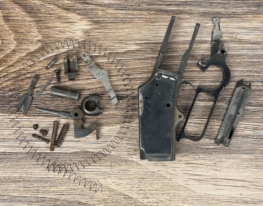 Marlin 1894 Rifle Receiver: With lever, buttcap, follower spring and more. FFL Transfer Required, C&R not accepted.