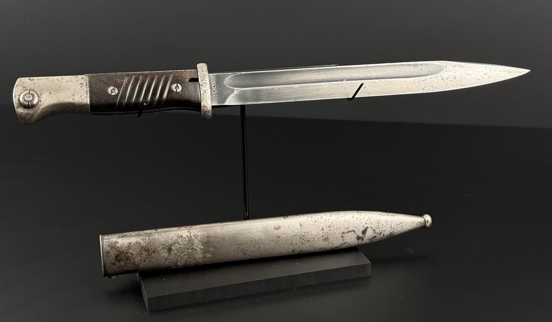 WW2 German K98 Mauser Jos Corts Bayonet: Numbers matching.
