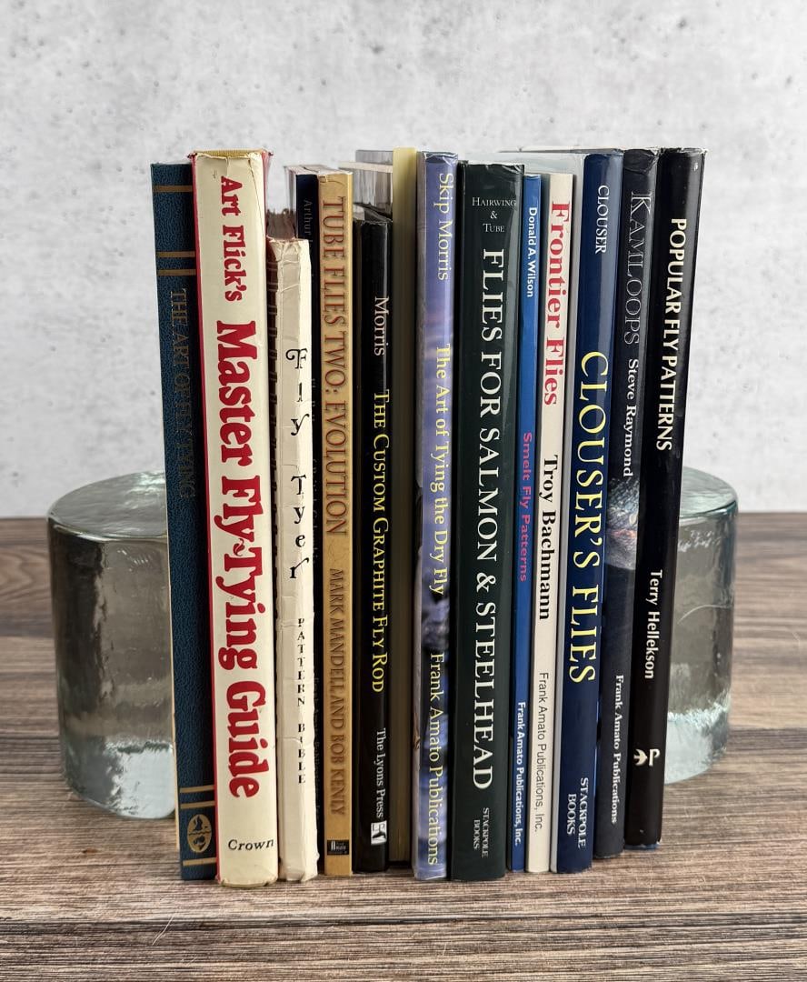 Collection of Fly Fishing Books: Nice grouping