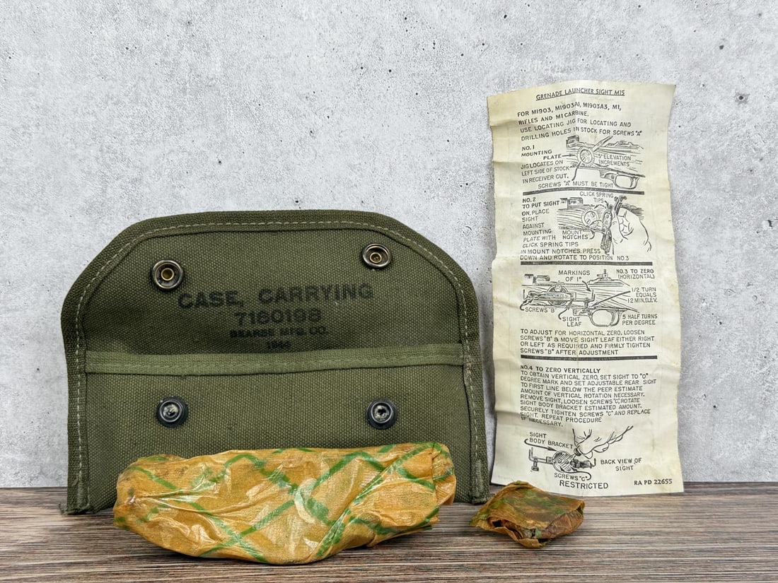 WW2 M1 Carbine Garand M15 Grenade Launcher Sight: Deadstock