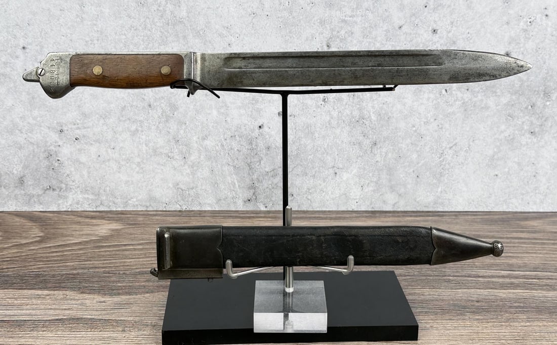 Danish M1889 Krag HVV Kobhvn Bayonet: 13 3/8" long.