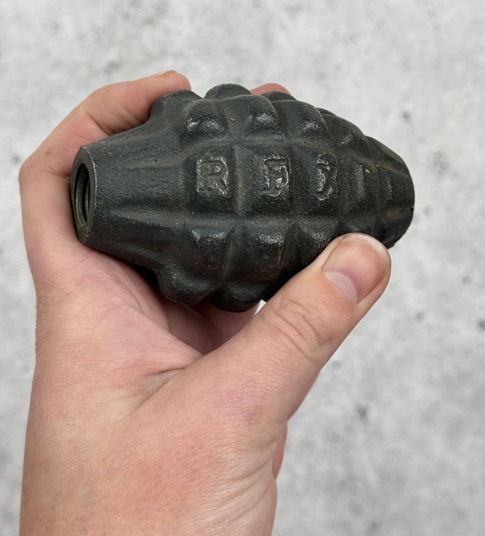 WW2 US Mark II Pineapple Grenade Solid Base - 5