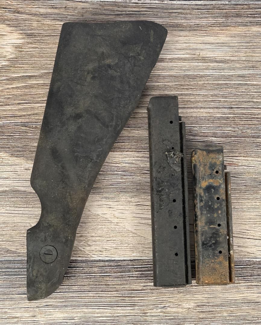Thompson SMG 20 Round Magazines and Buttstock (1 of 4)
