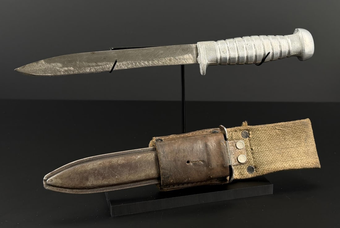 WW2 Theater Made Fighting Knife: 12" long.