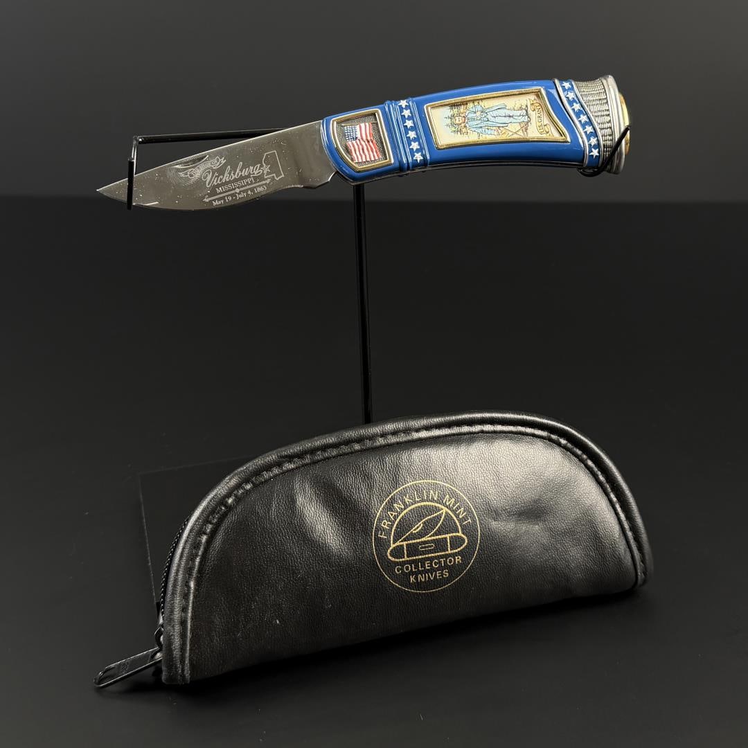 Franklin Mint Vicksburg Pocket Knife: Nice example.