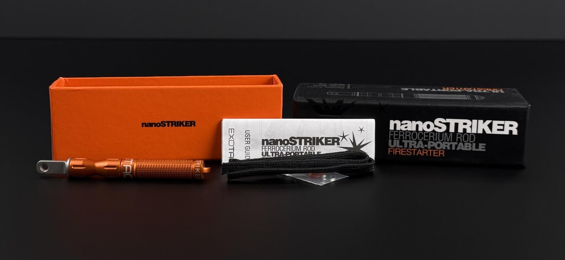 nanoStriker Ferrocerium Rod Firestarter: New in box.