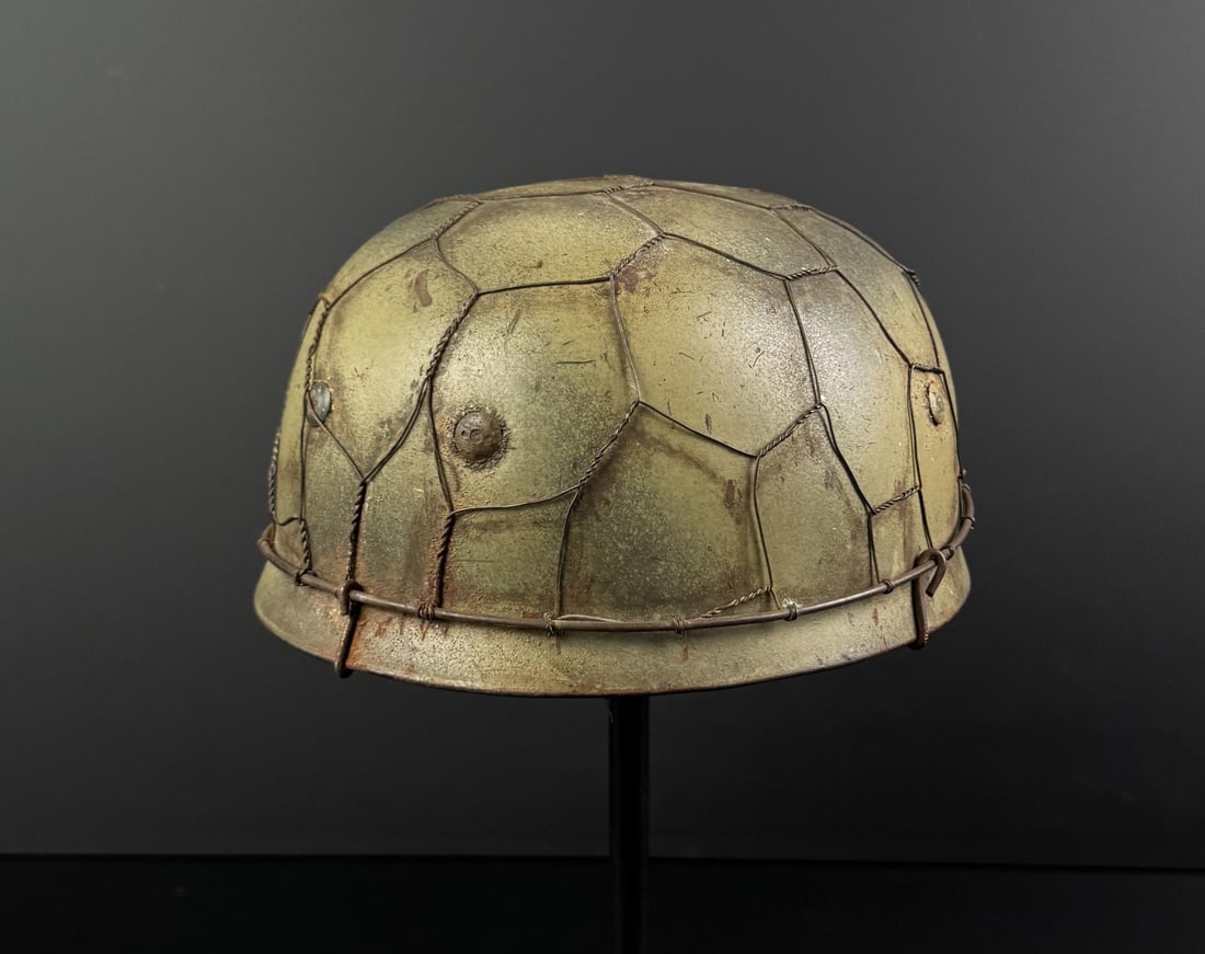 WW2 German M38 Paratrooper Fallschirmjager Helmet (1 of 10)