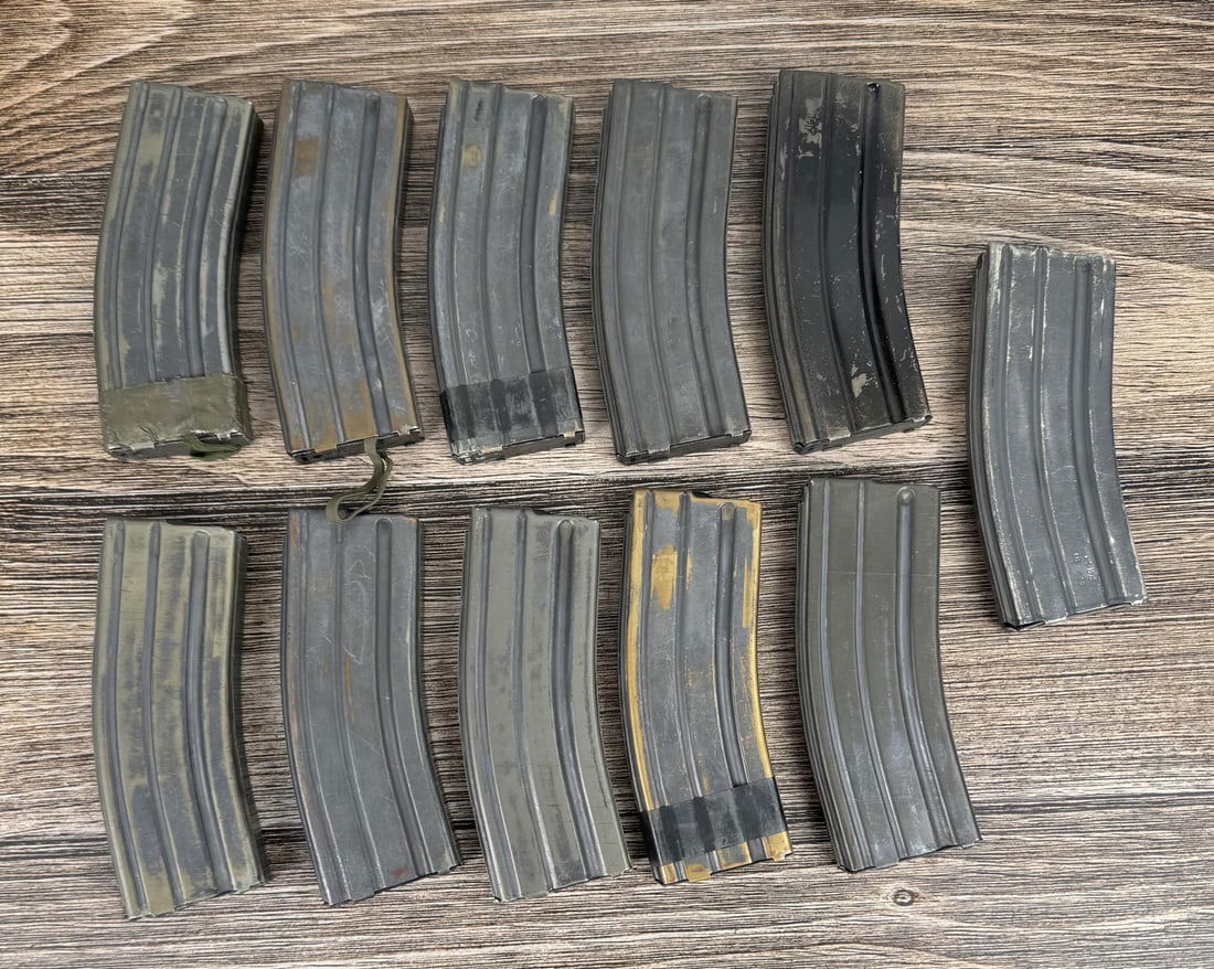 Lot of 11 Pre Ban AR-15 30 Round Magazines: 11 total. No sales to the following areas, a bid from any of these restricted areas will result in immediate termination of your ability to place bids with our auction company in perpetuity: Californi